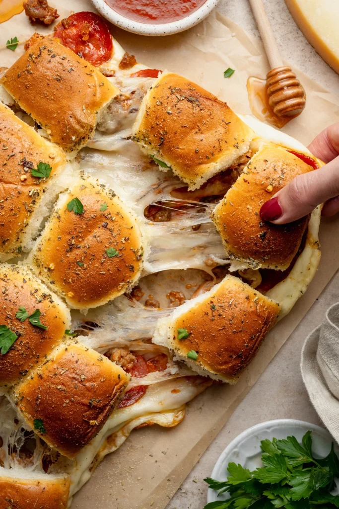 Pizza Sliders (Pepperoni and Sausage)