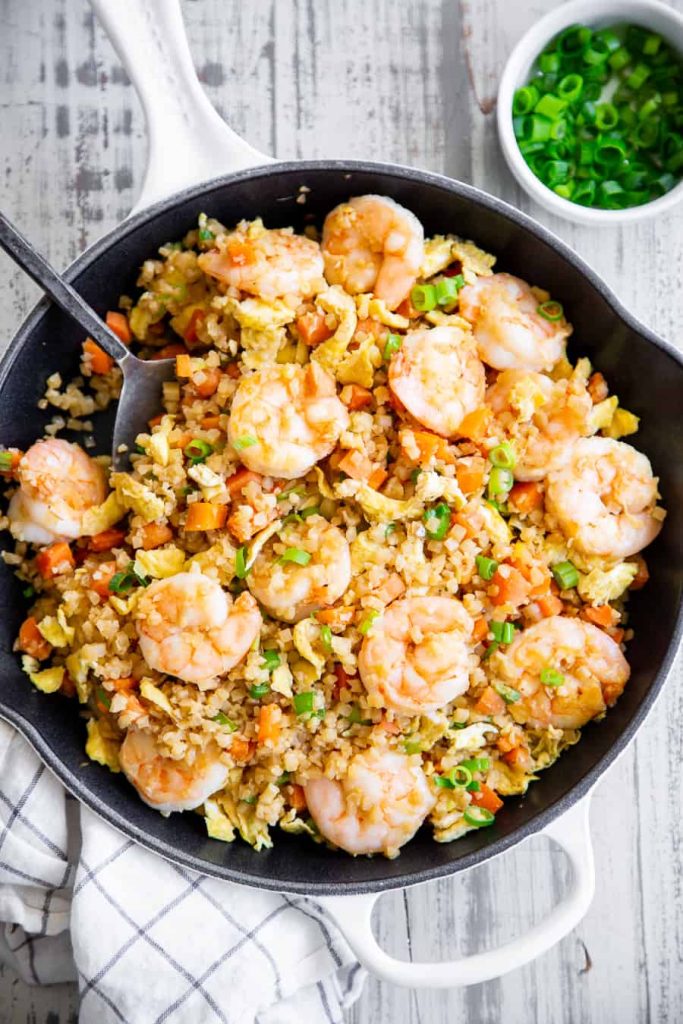Shrimp Fried Cauliflower Rice