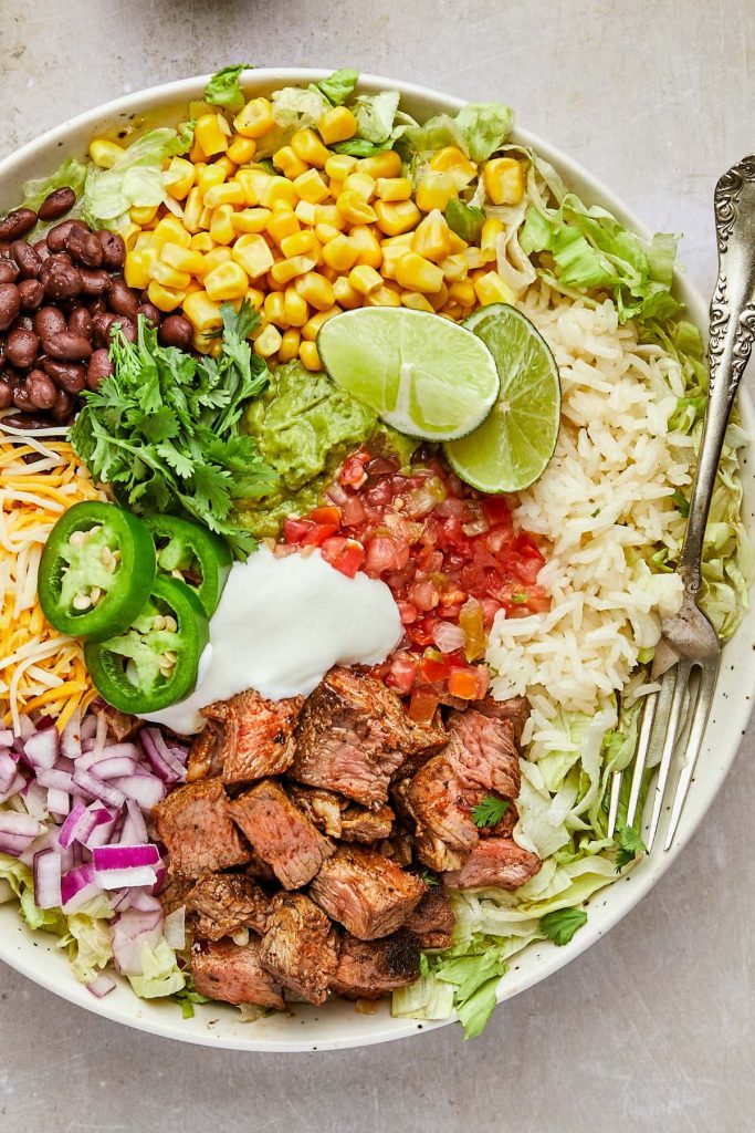 Steak Burrito Bowls (Chipotle Copycat)