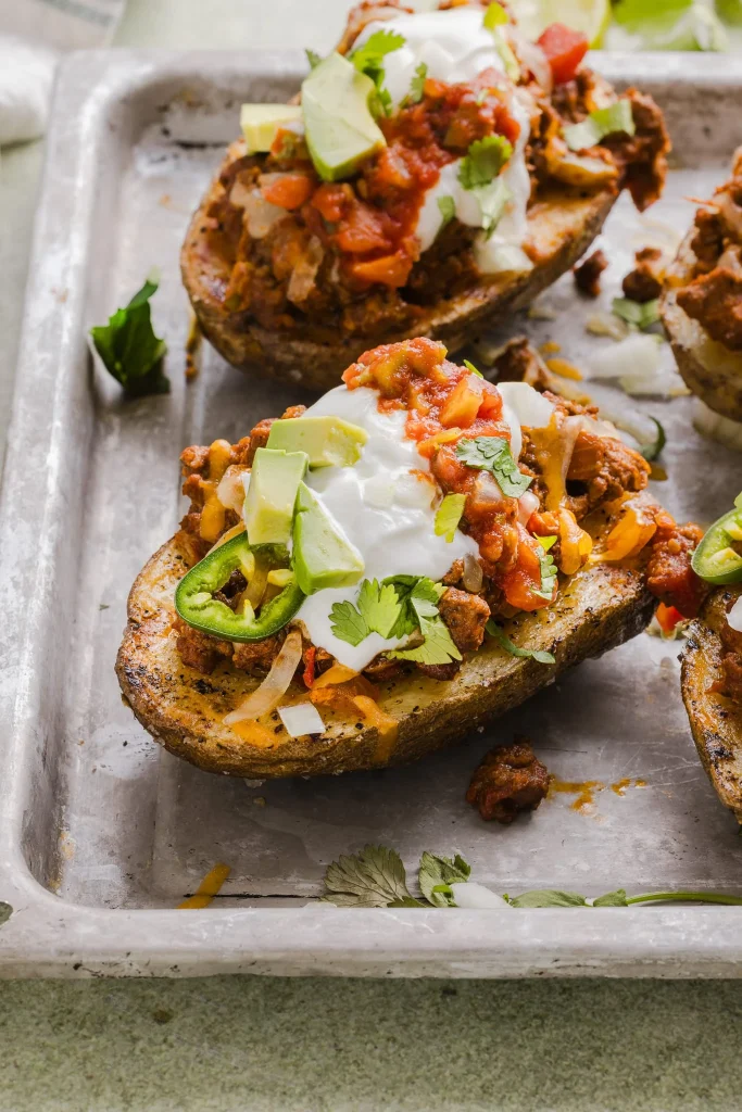 Taco Baked Potatoes