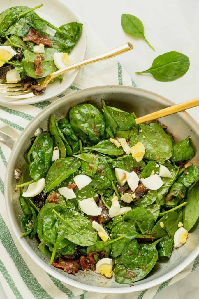 Warm Spinach Salad