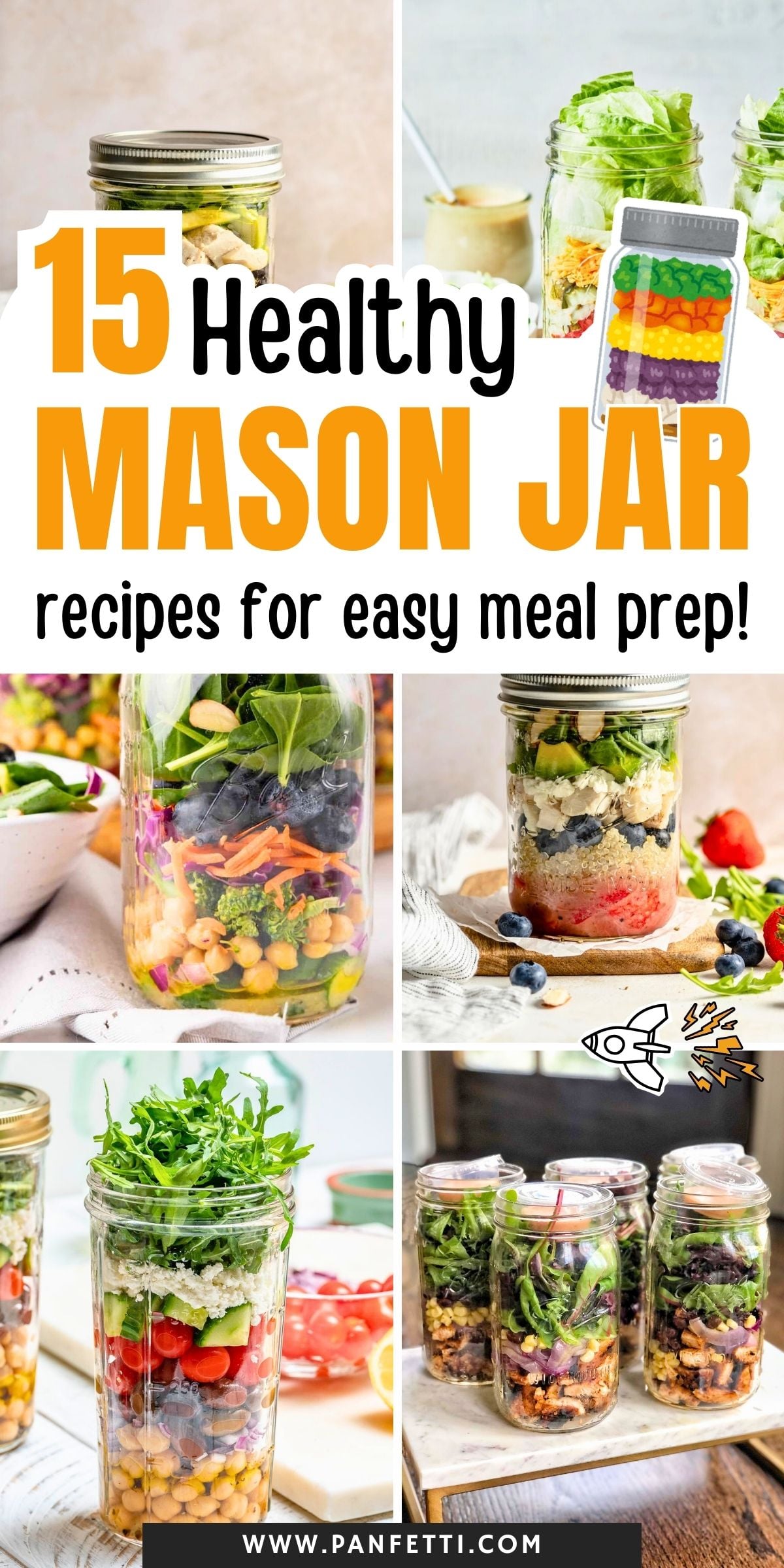 15 Healthy Mason Jar Recipes for Lunch