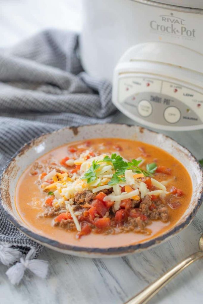 5 Ingredient Crockpot Taco Soup