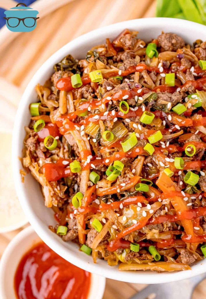 Beef Egg Roll in a Bowl