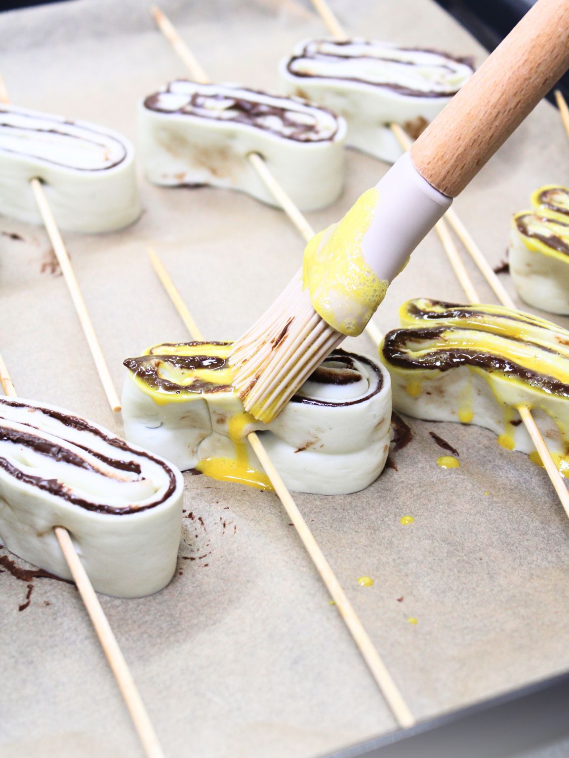 Chocolate Puff Pastry Hearts