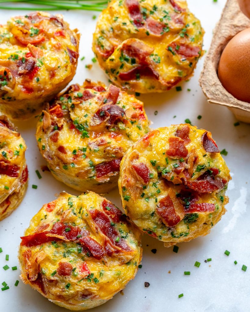 Clean Eating Bacon Egg Muffins