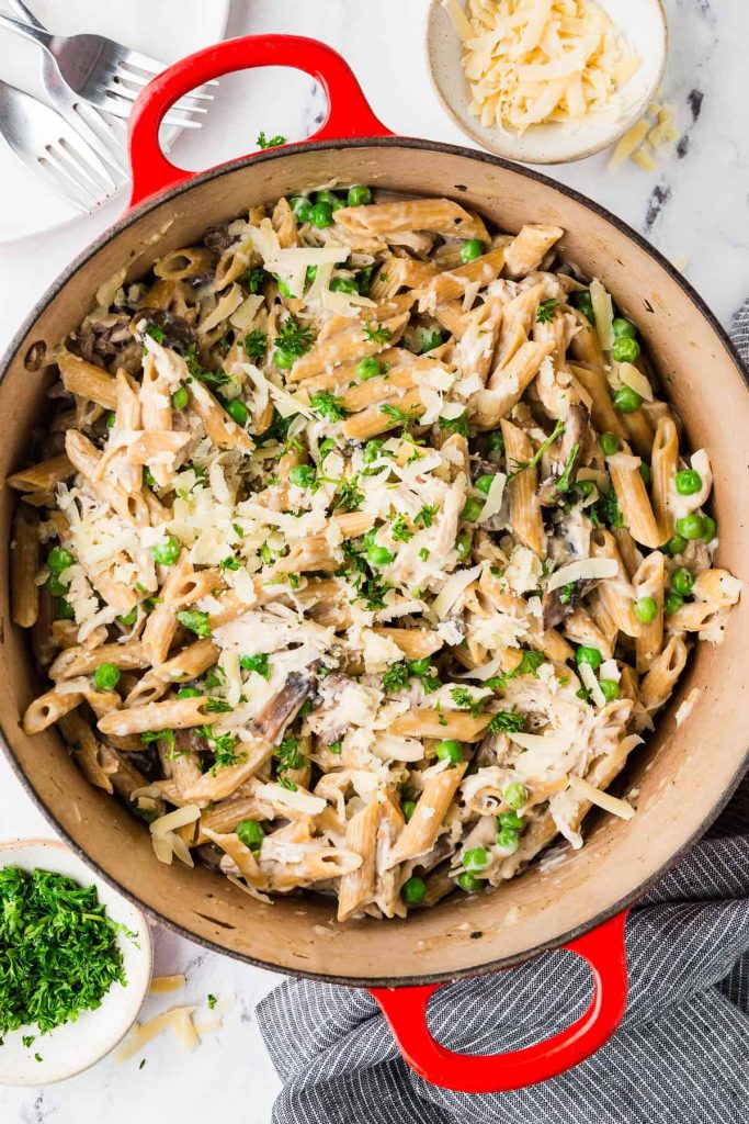 Creamy Chicken and Mushroom Pasta