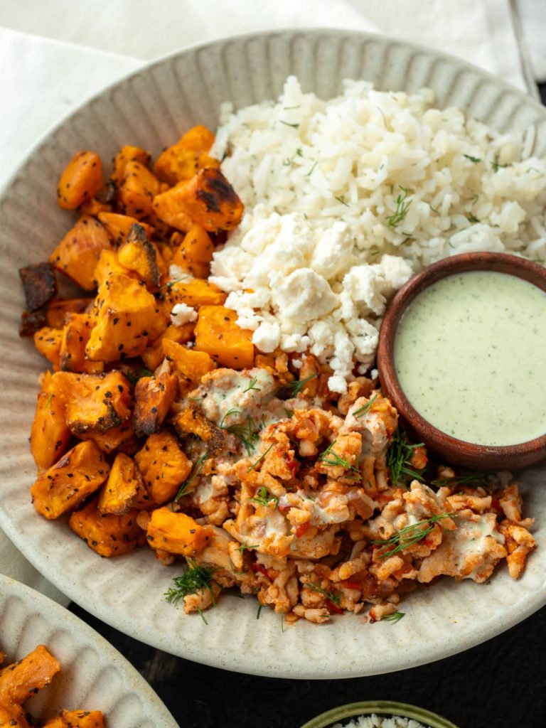 Ground Turkey Sweet Potato Bowls
