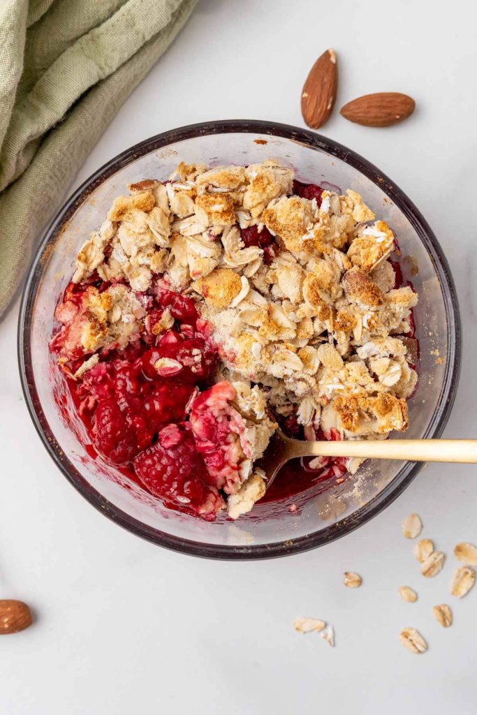 High Protein Berry Crumble