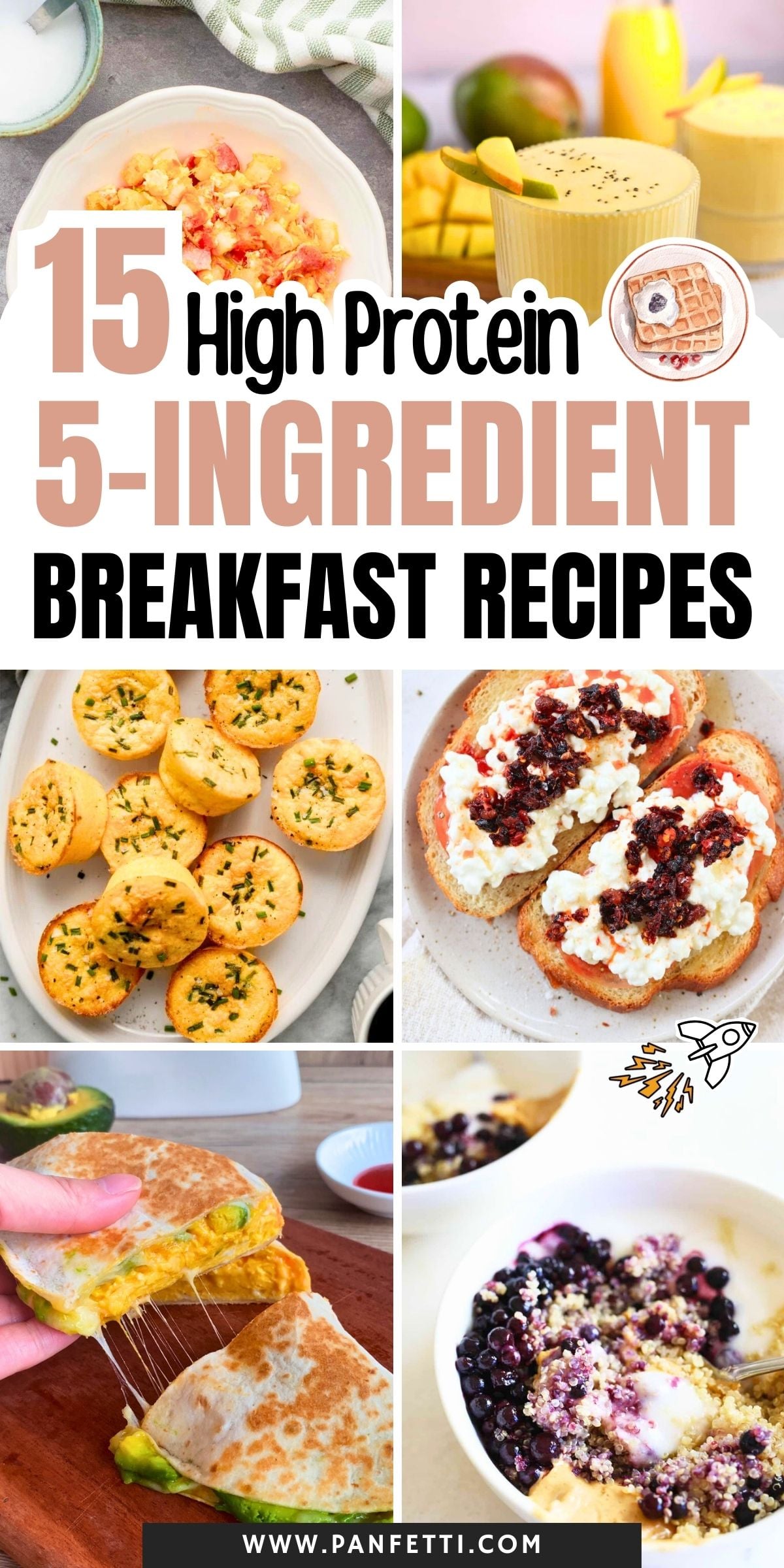High Protein Breakfast Ideas with 5 Ingredients or Less