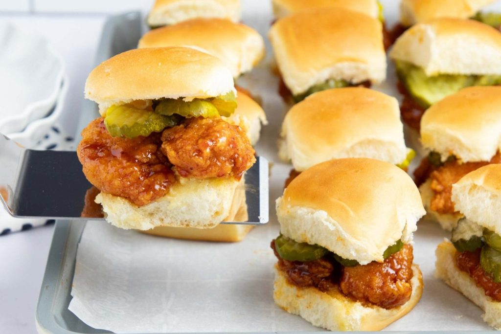 Hot Honey Chicken Sliders