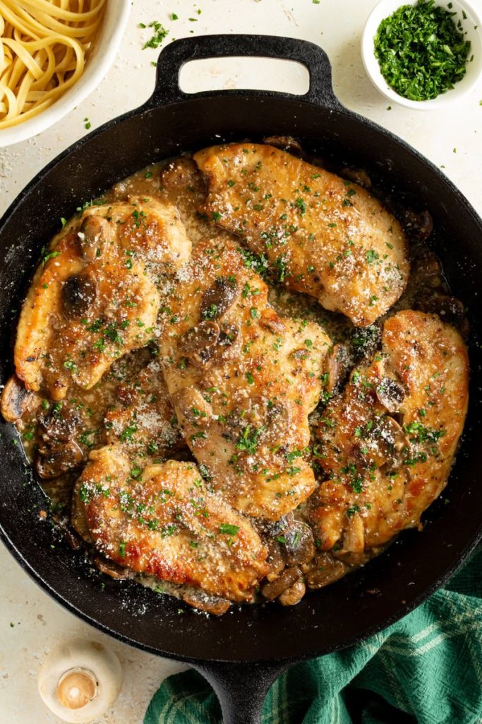 Lightened-Up Chicken Marsala