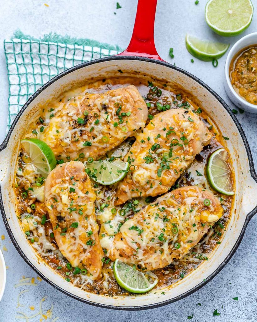 Salsa Verde Chicken Skillet
