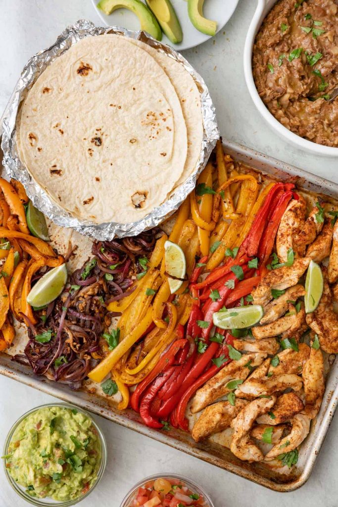 Sheet Pan Chicken Fajitas