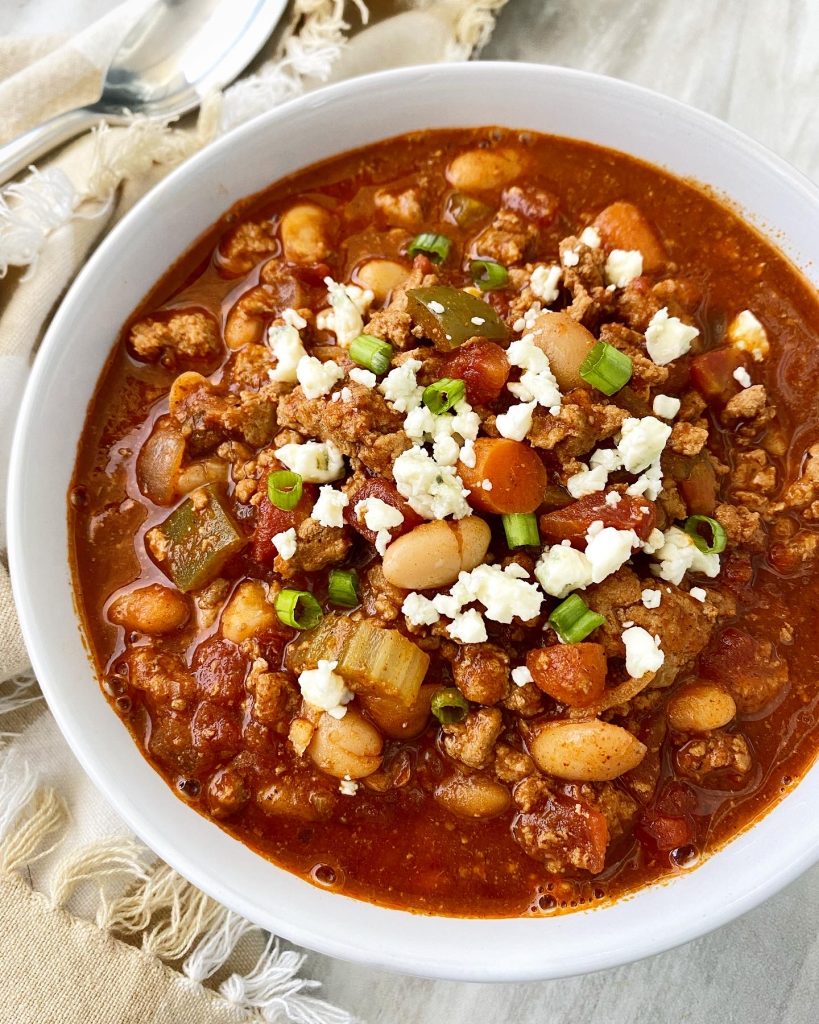 Slow Cooker Buffalo Chicken Chili