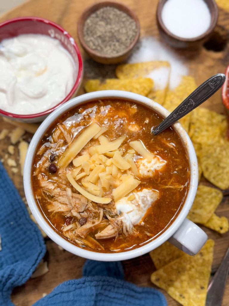 Slow Cooker Enchilada Soup