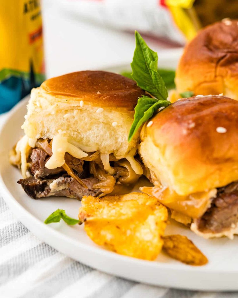 Steak and Cheese Sliders