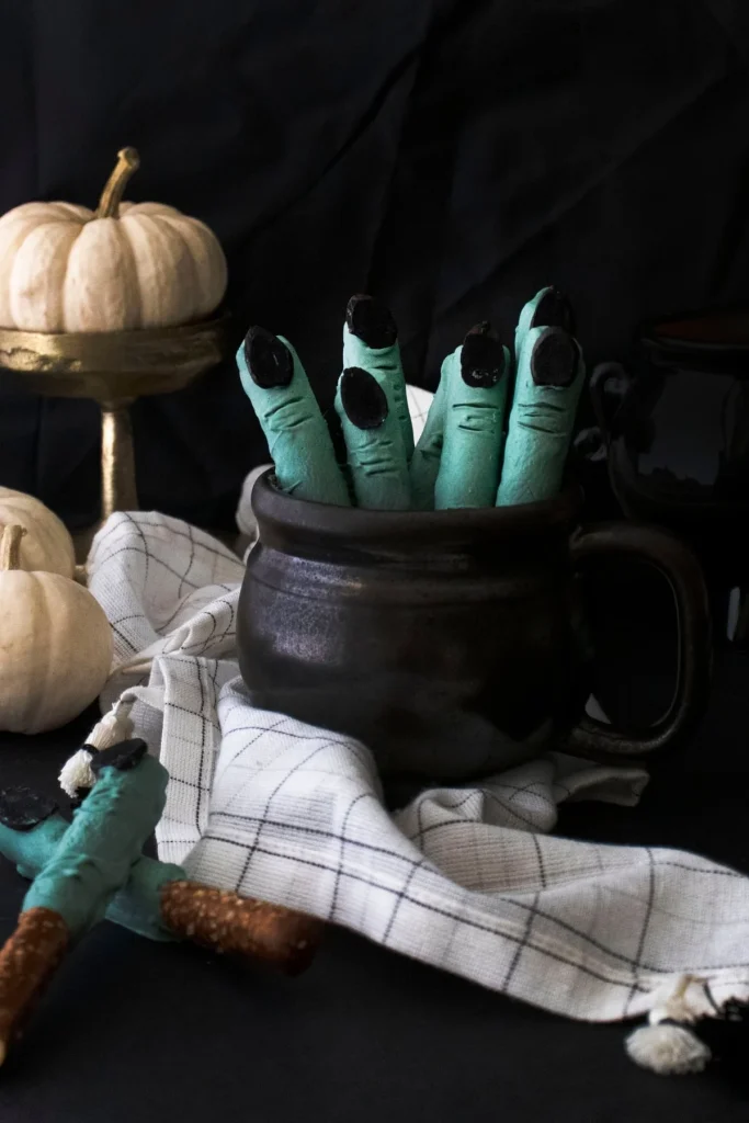 Witch Fingers Pretzels