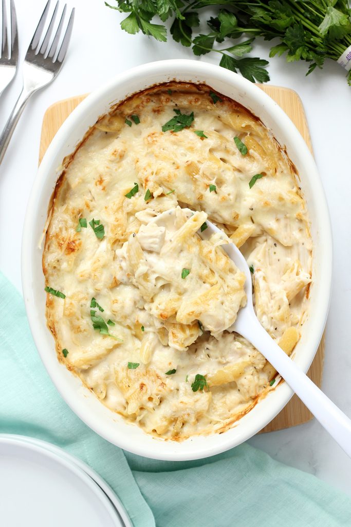 Alfredo Pasta Bake