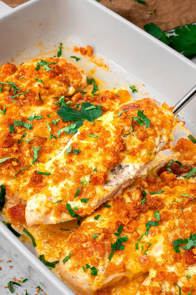 Baked Caesar Chicken