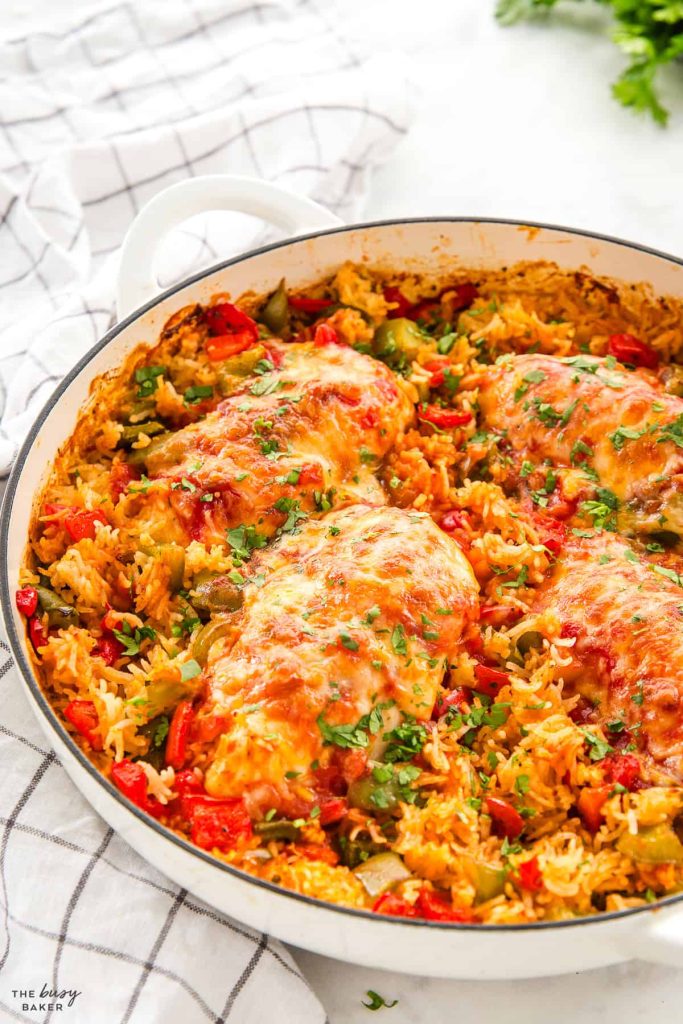 Baked Salsa Chicken and Rice