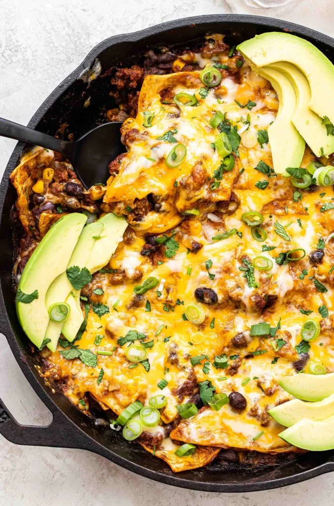 Beef Enchilada Skillet
