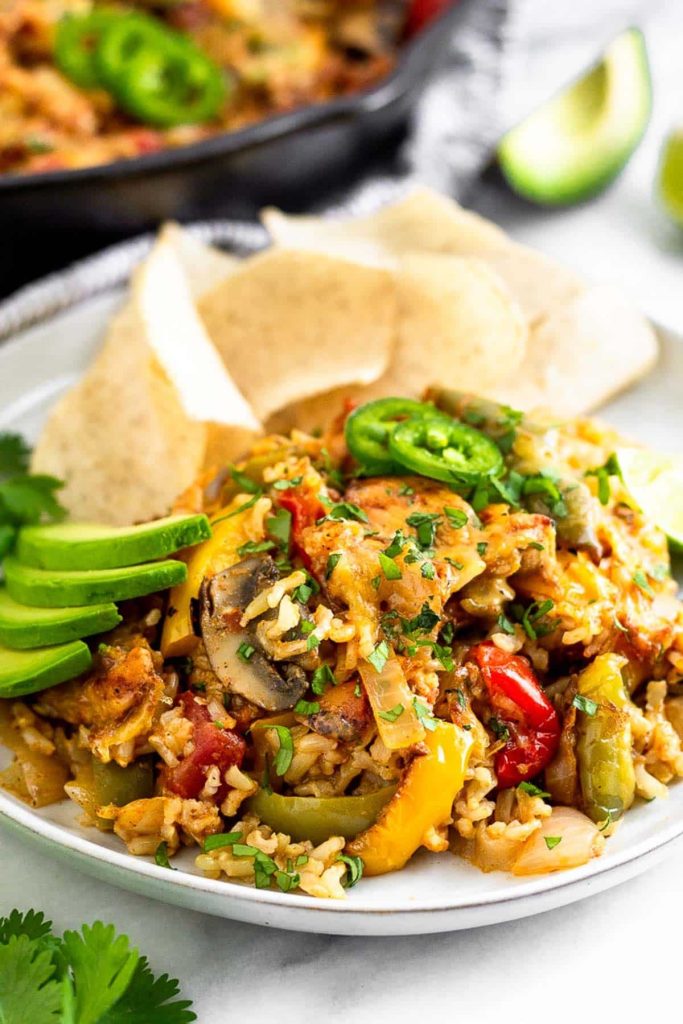 Chicken Fajita Casserole