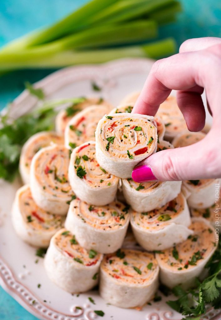 Chicken Taco Mexican Pinwheels