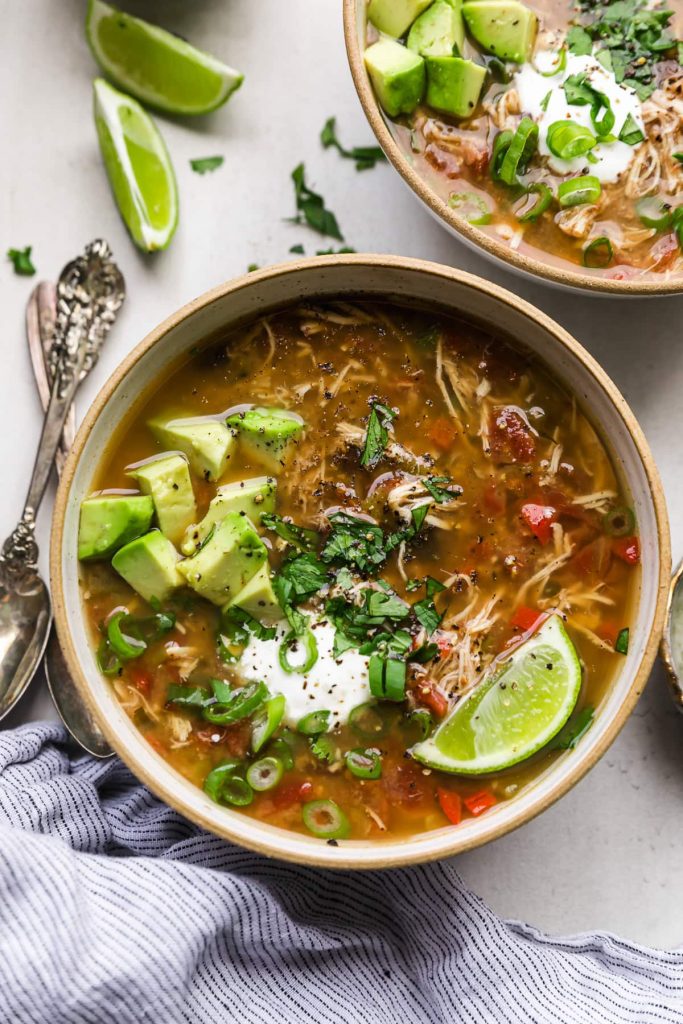 Crock Pot Picante Chicken and Black Bean Soup