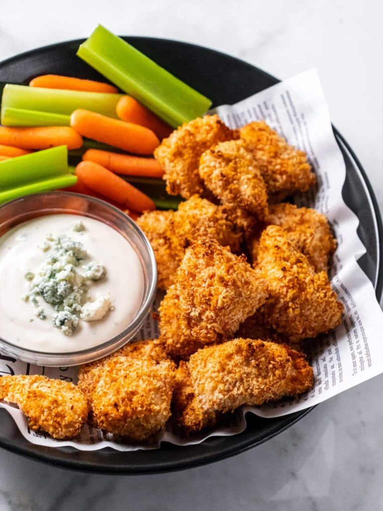Healthy Air Fryer Buffalo Chicken Nuggets