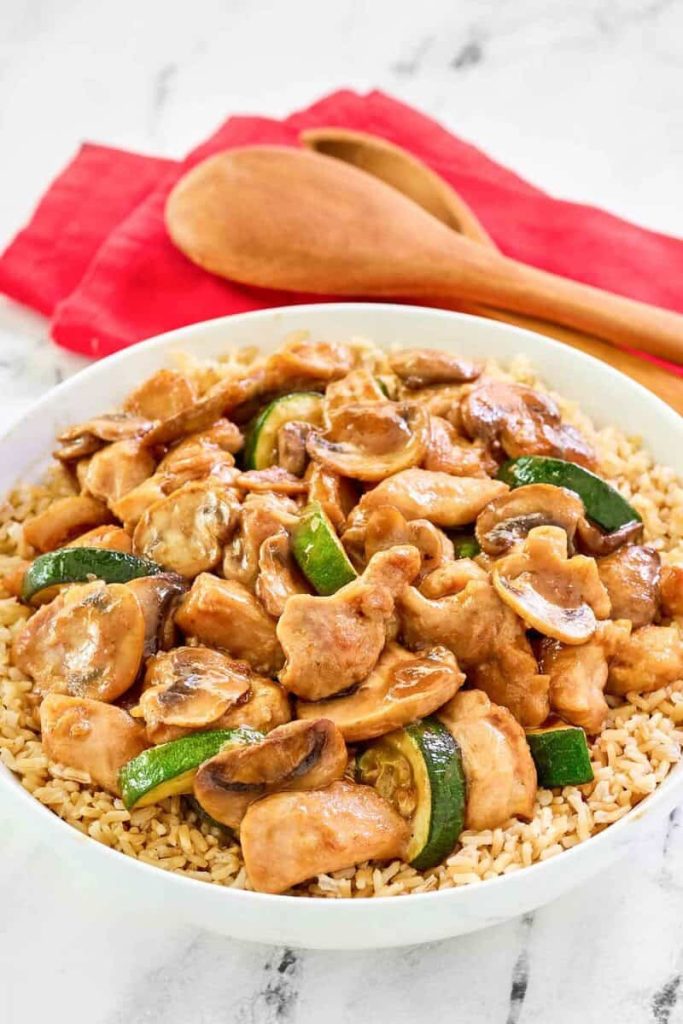 Panda Express Mushroom Chicken