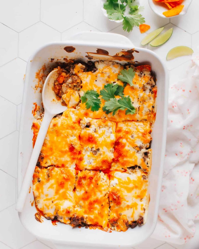 Walking Taco Casserole