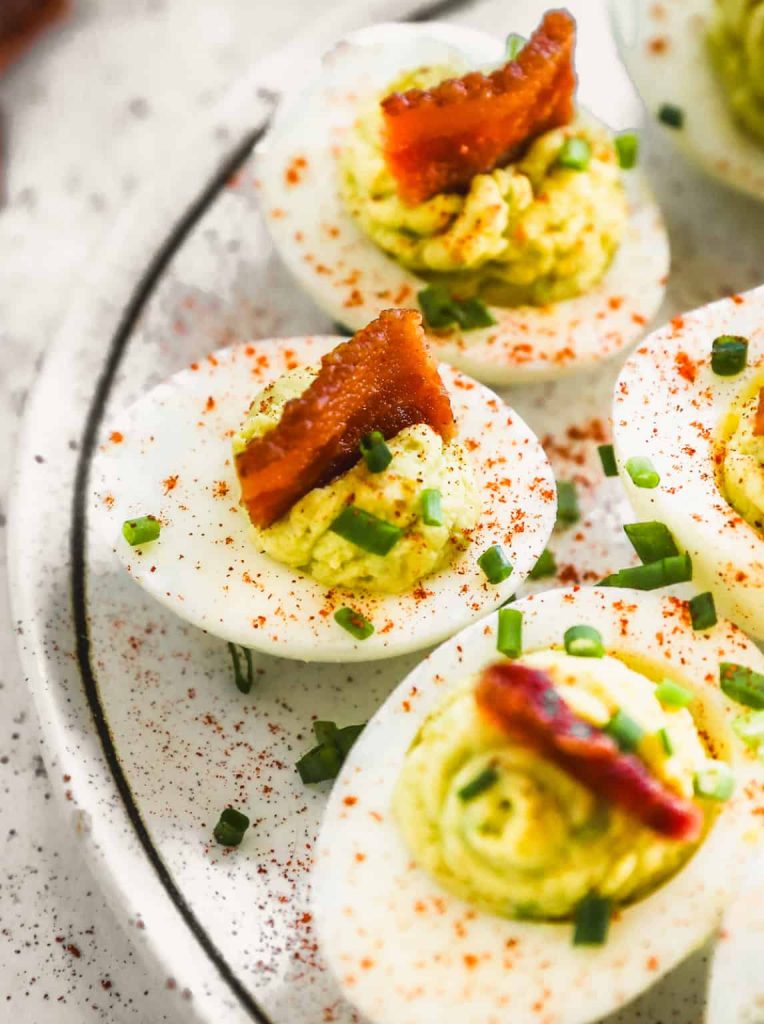 Avocado Deviled Eggs