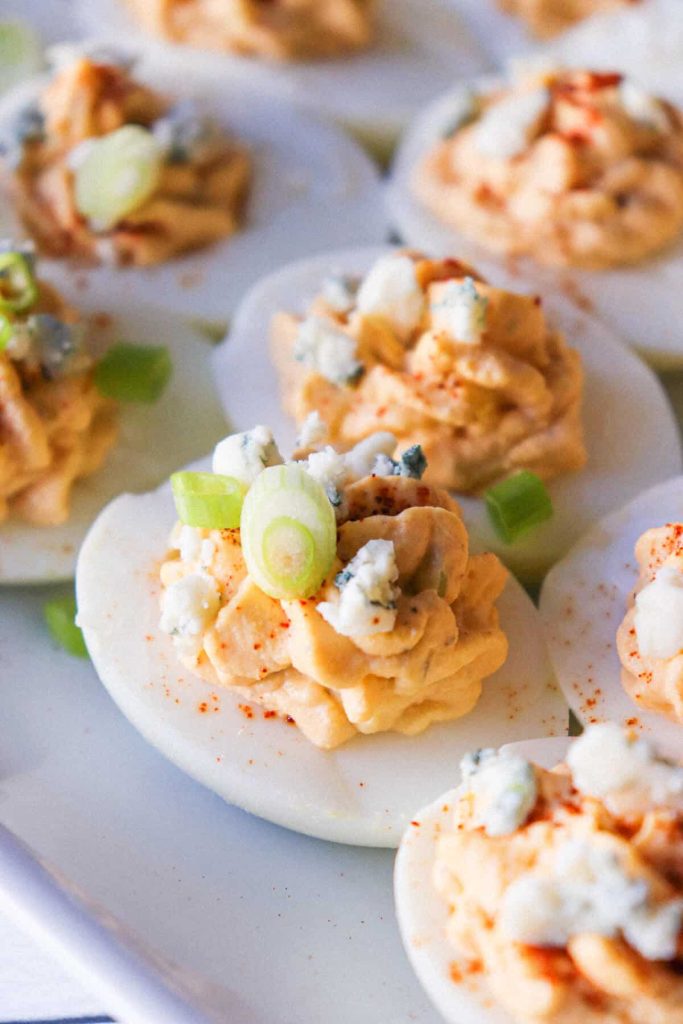 Buffalo Deviled Eggs
