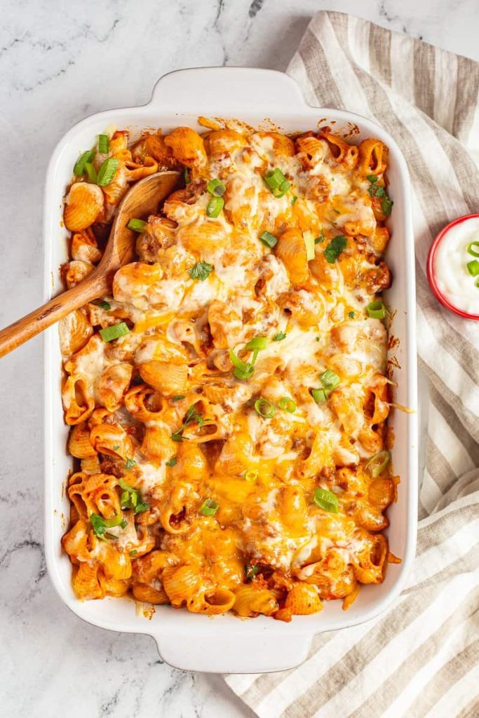 Cheesy Taco Pasta Bake