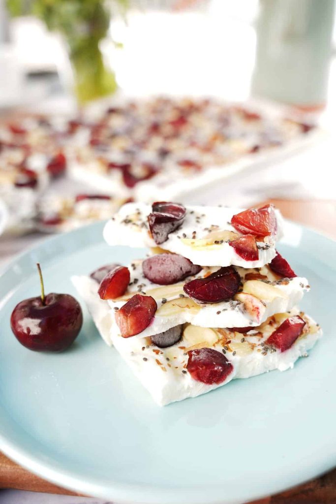 Cherry Yogurt Bark