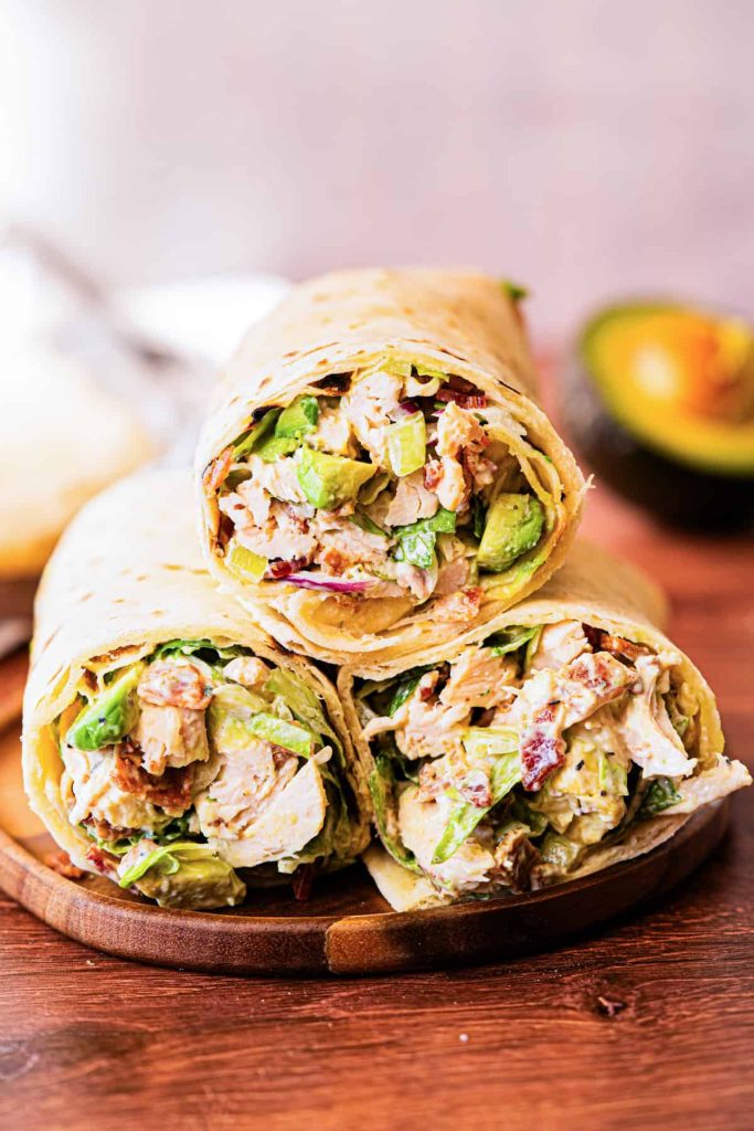Chicken Bacon Avocado Wrap