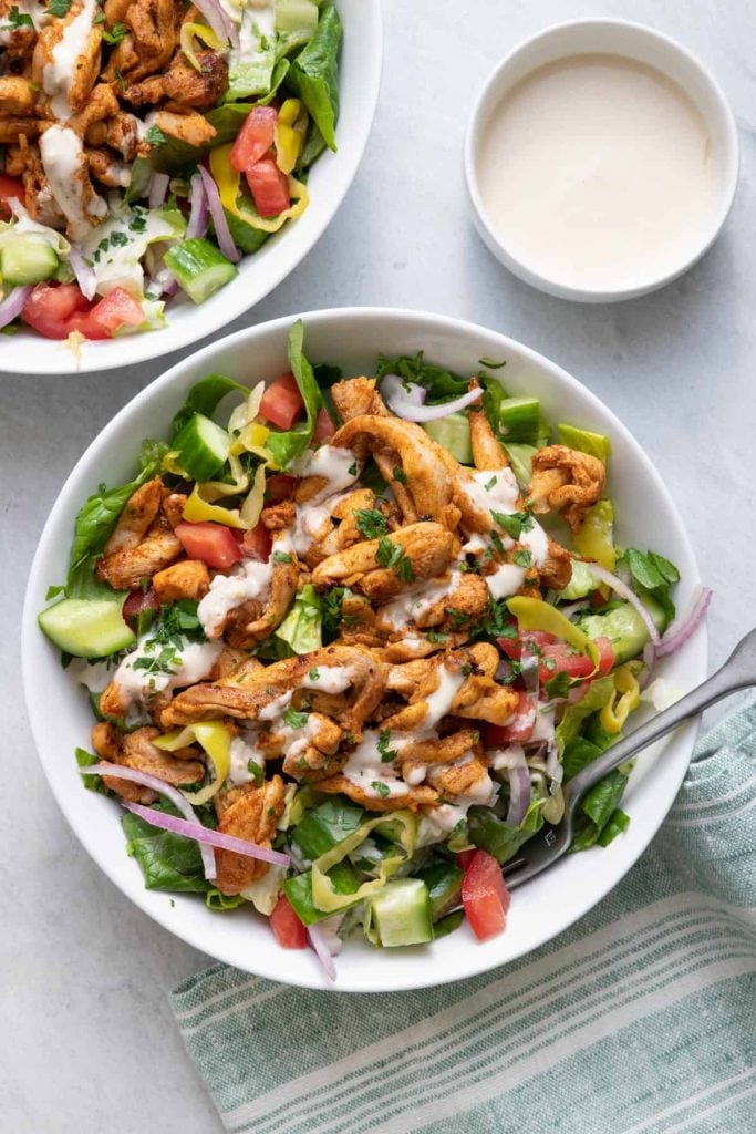 Chicken Shawarma Salad