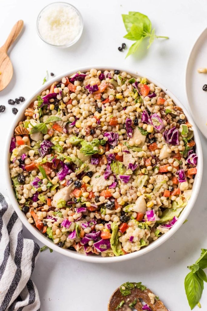 Chopped Chicken Couscous Salad