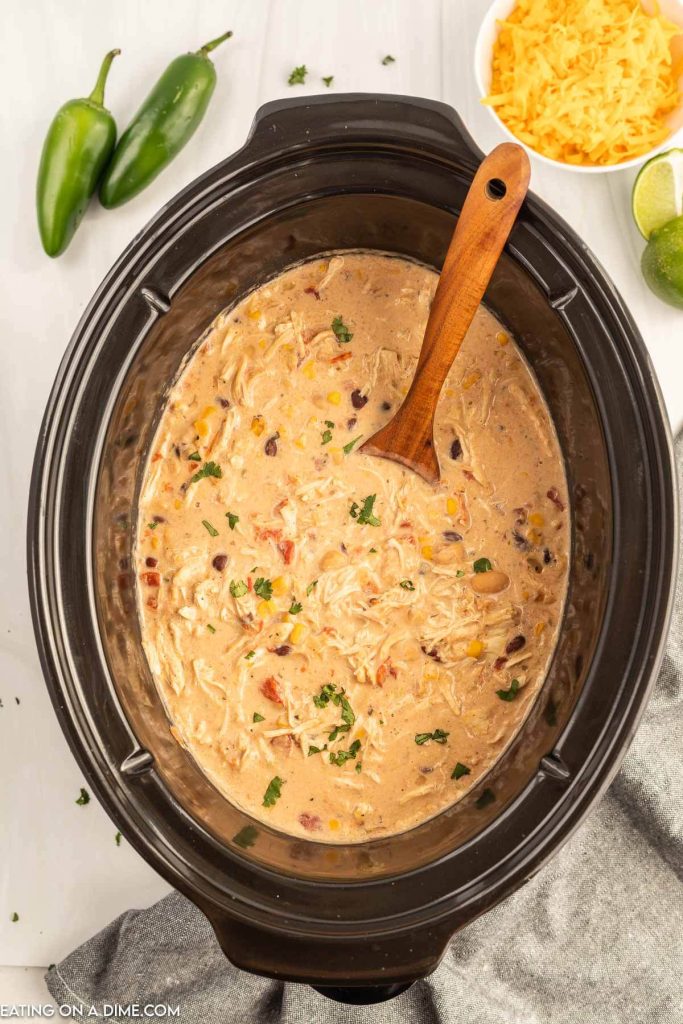 Crock Pot Cream Cheese Chicken Chili