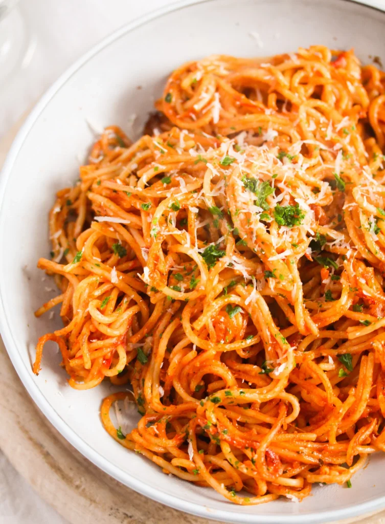 Fried Leftover Spaghetti