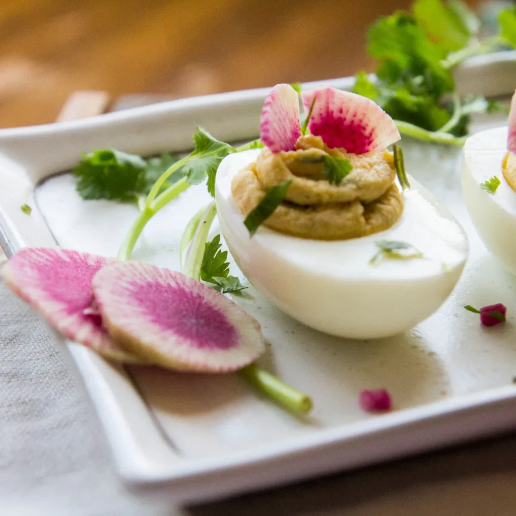 Garam Masala Deviled Eggs