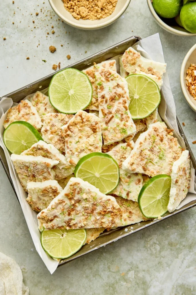Key Lime Pie Yogurt Bark