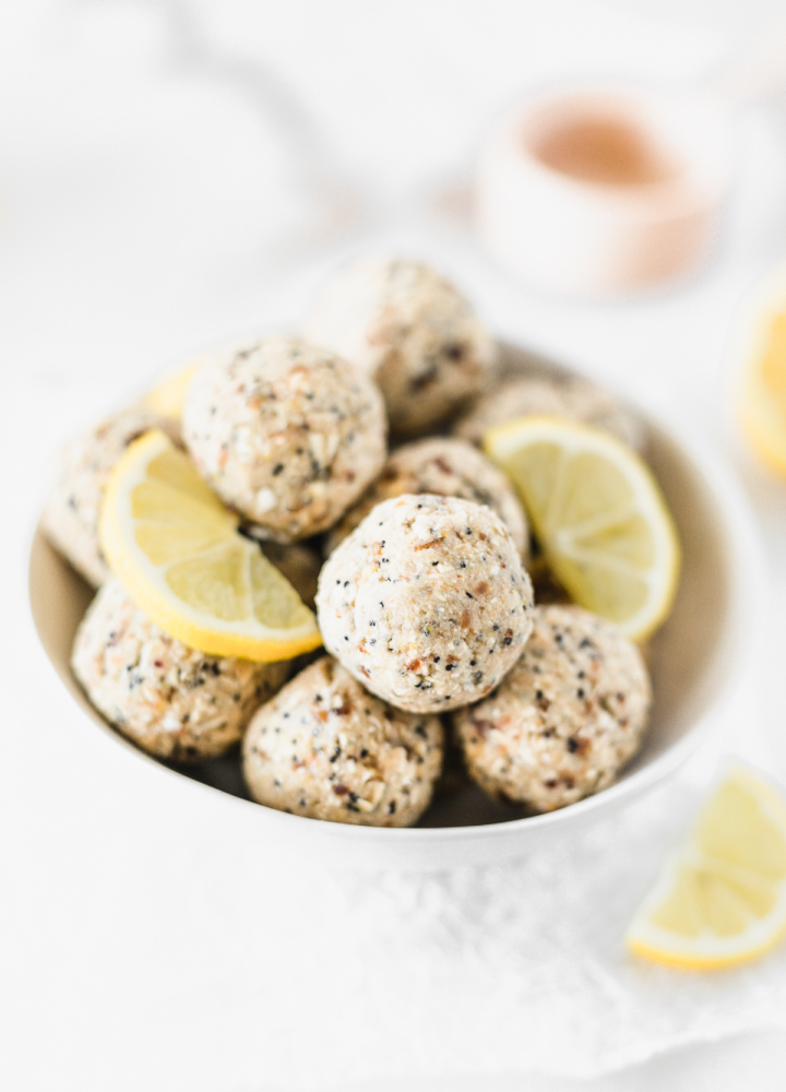 Lemon Poppy Seed Protein Balls