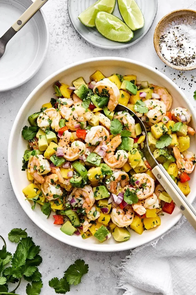 Mango Avocado Shrimp Salad