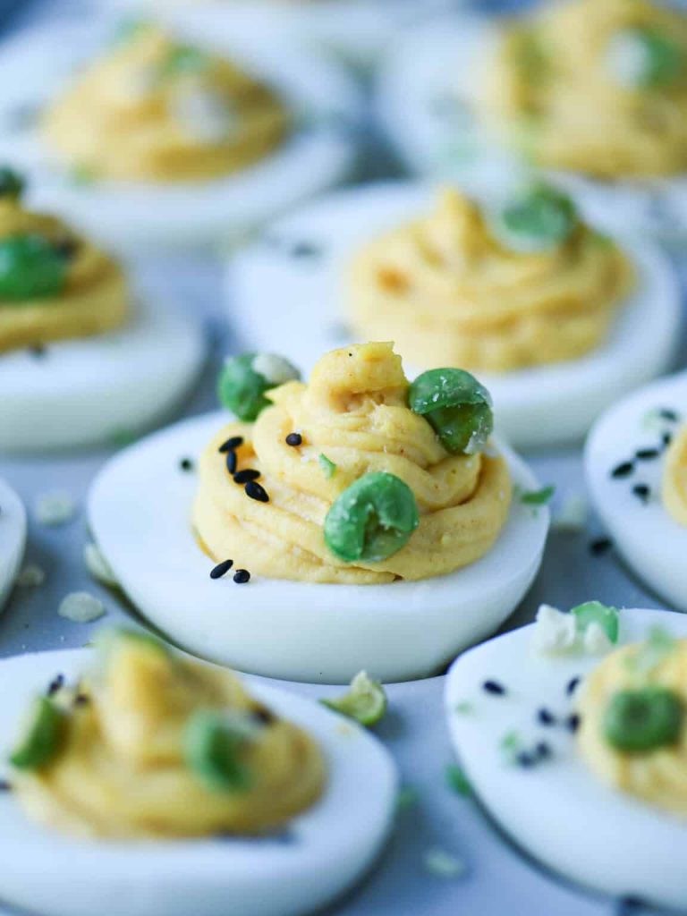 Miso Deviled Eggs