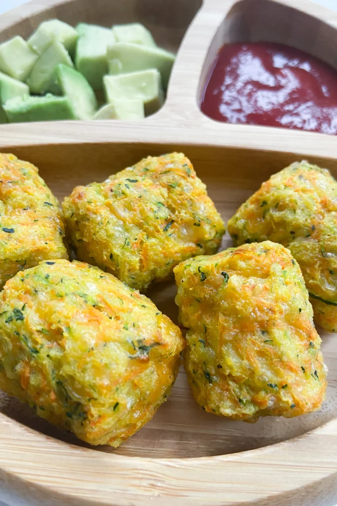 Oven-Baked Zucchini Carrot Tots