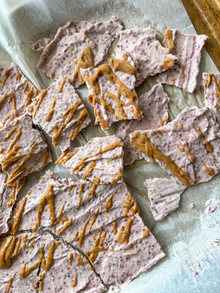 PB&J Yogurt Bark