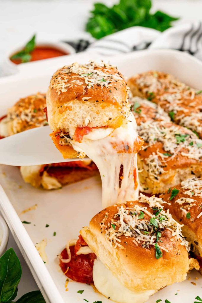 Pepperoni Pizza Sliders