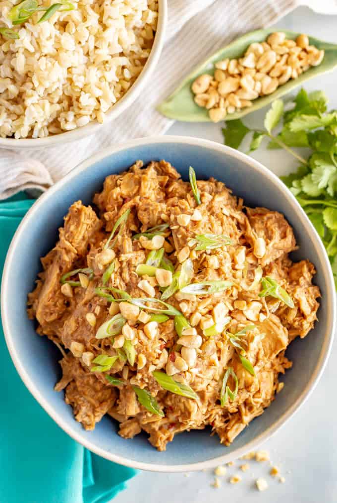 Slow Cooker Peanut Chicken